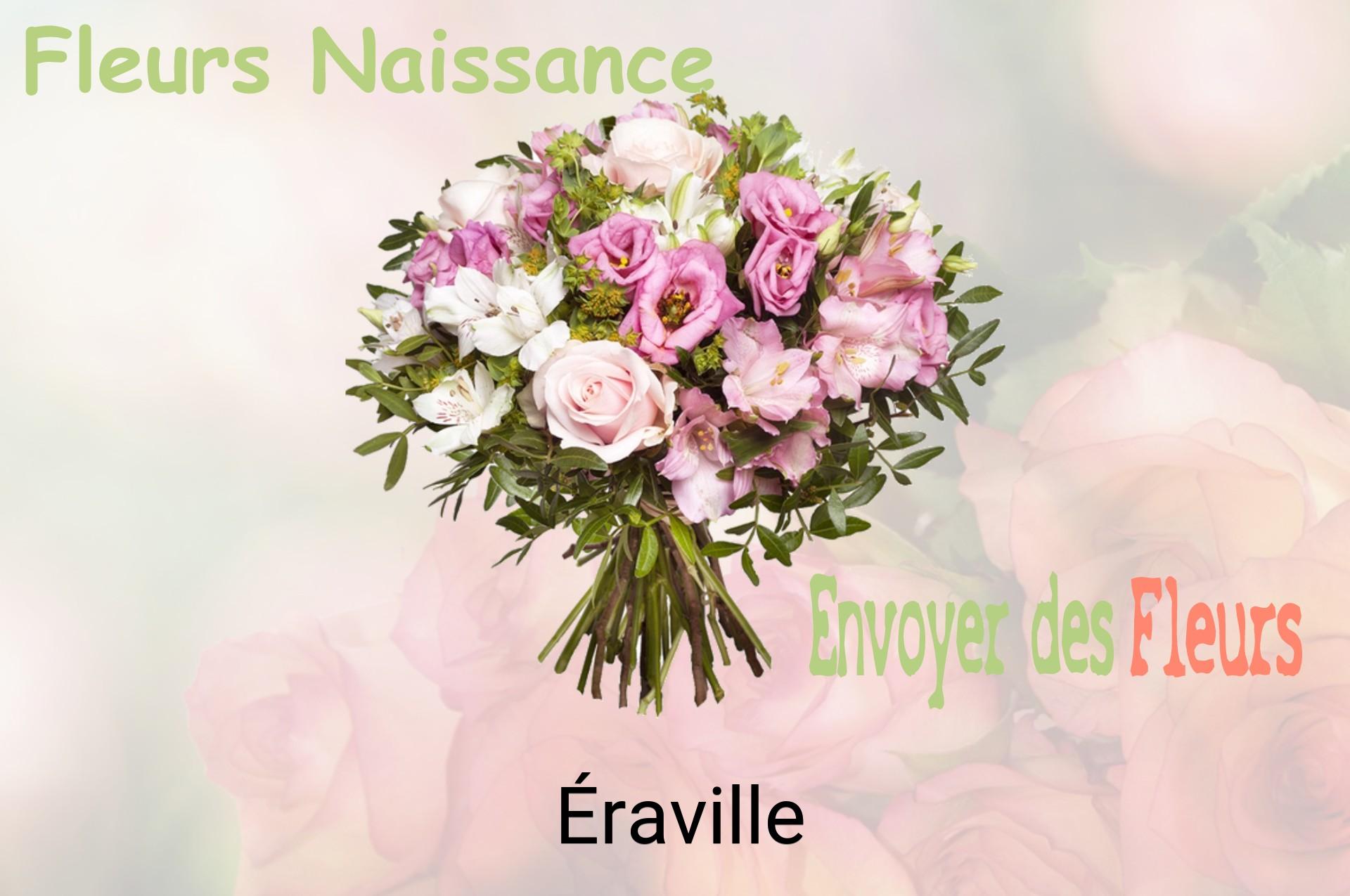 Bouquet de fleurs de naissance livré à Éraville